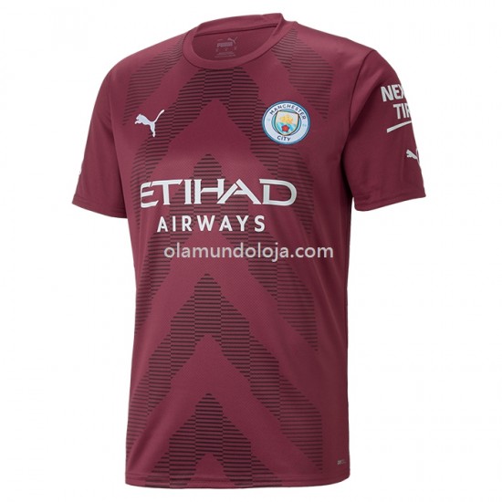 Camisola Manchester City Guarda-redes Equipamento Primeiro 2022-2023 Manga Corta